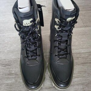 Sorel Women's Brex Heel Lace Boot Dark Moss/Sage - Medium